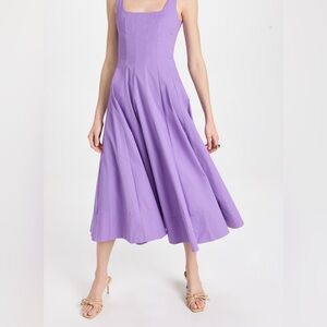 Staud Wells Dress, Purple